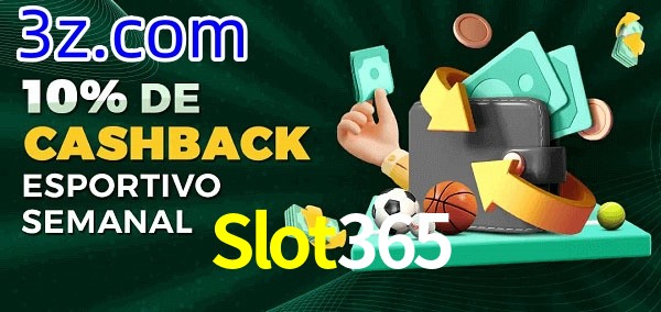 10% de bônus de cashback na Slot365